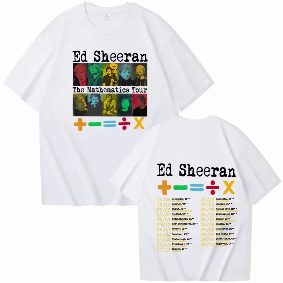 Ed Sheeran Mathematics Tour T-Shirt
