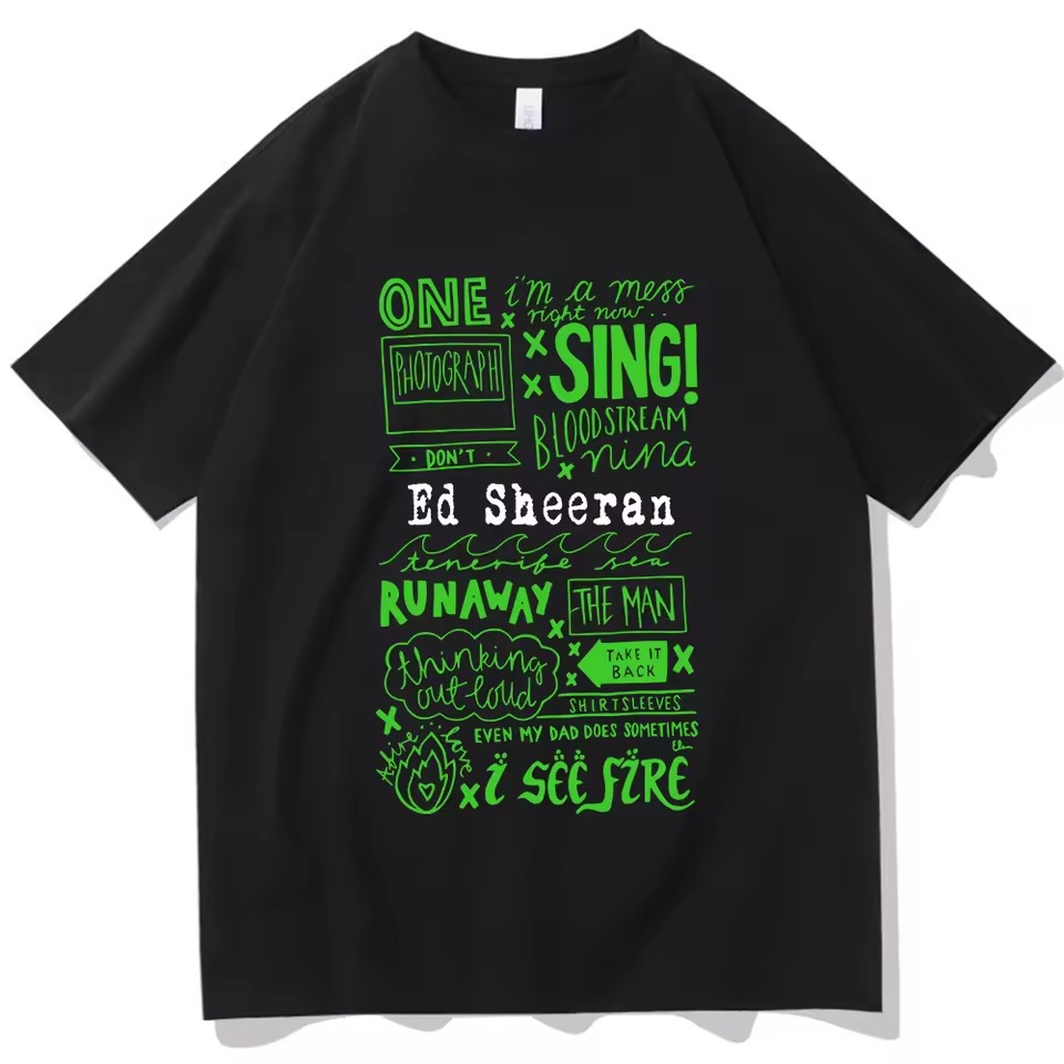 Ed Sheeran Name Style T-Shirt