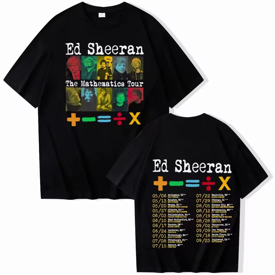 Ed Sheeran Mathematics Tour T-Shirt