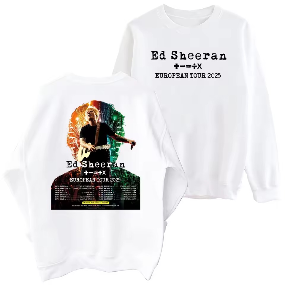 Ed Sheeran European Tour 2025 Sweatshirt