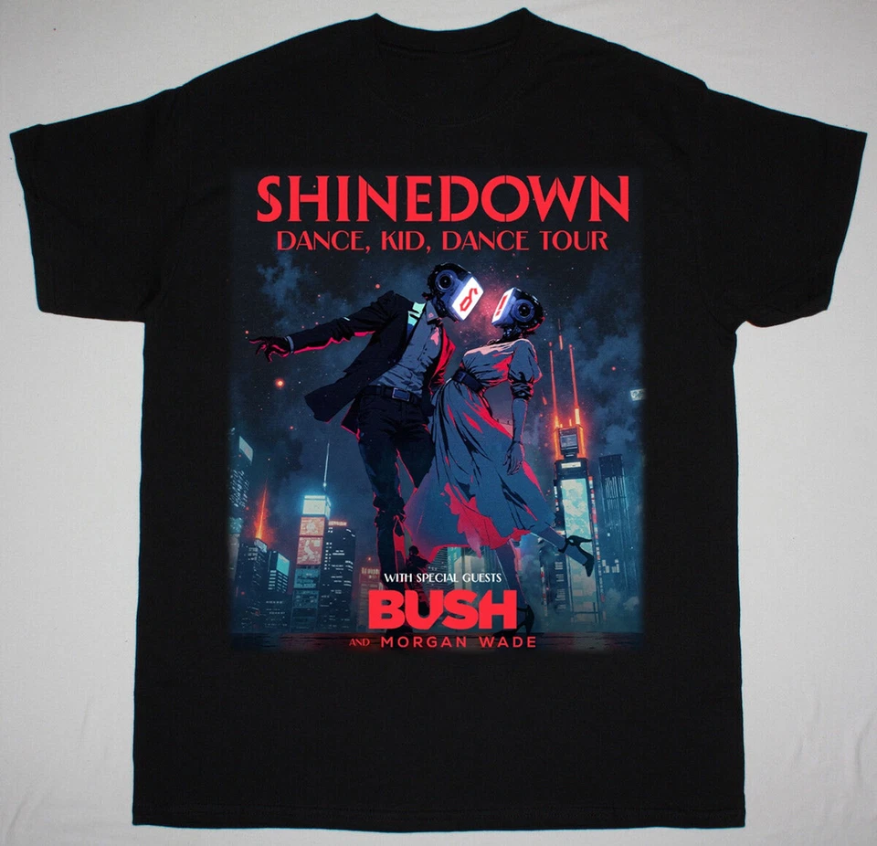 New Shinedown Dance, Kid, Dance Tour 2025 Black All Size T-Shirt