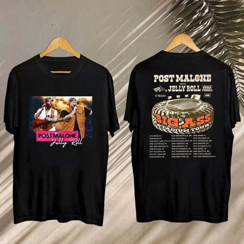 Post Malone Tour 2025, Music Shirt , Funny Shirt , Gift For Fan