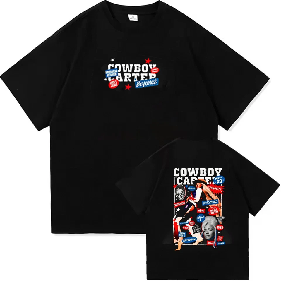 New Beyonce Cowboy Carter Tour 2025 Unisex T Shirt