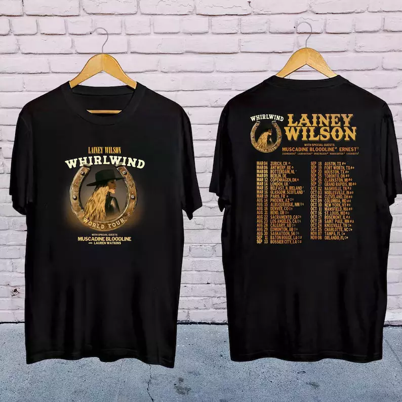 New Lainey Wilson Whirlwind World Tour 2025 Shirt, Lainey Wilson 2025 Concert