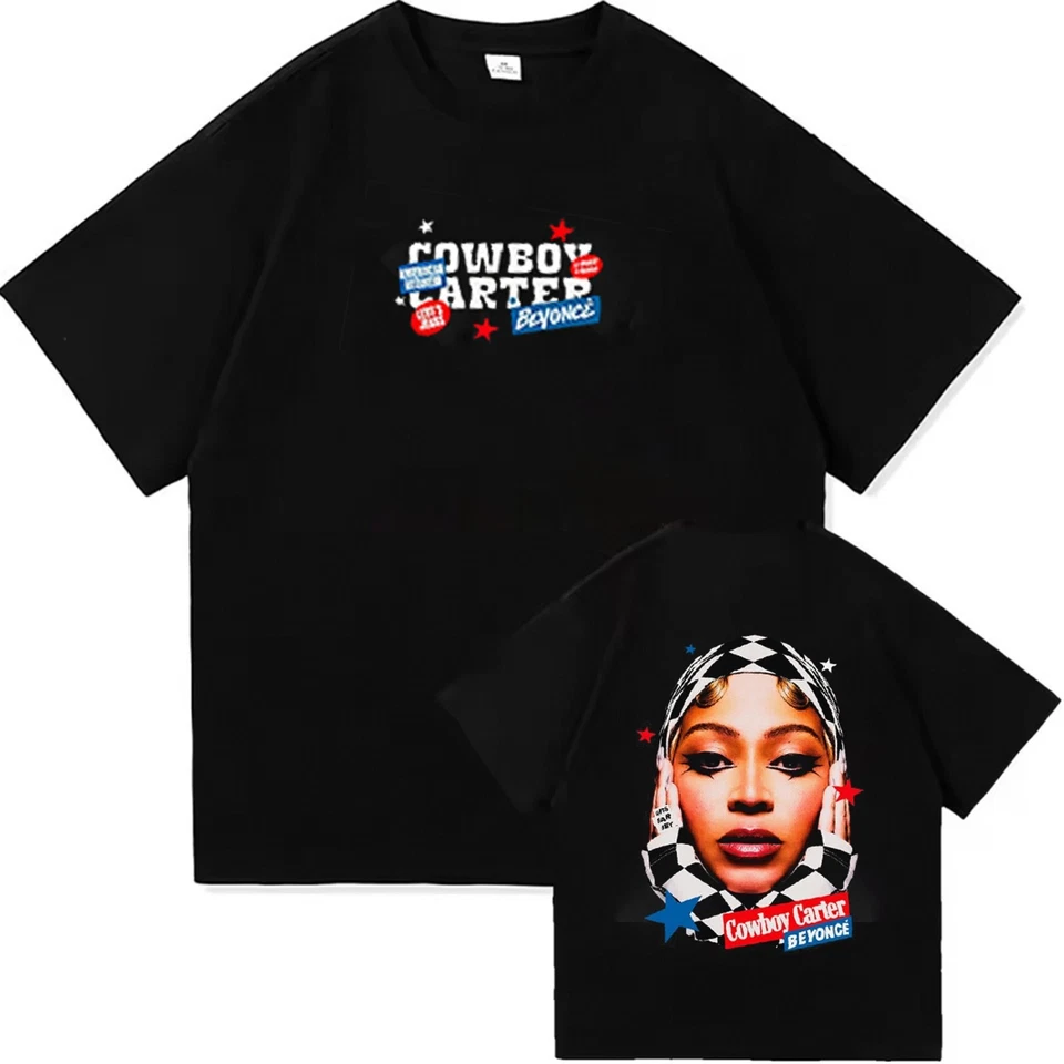 New Beyonce Cowboy Carter Tour 2025 Unisex T Shirt S-3Xl, Gift For Fan, Renaissance.
