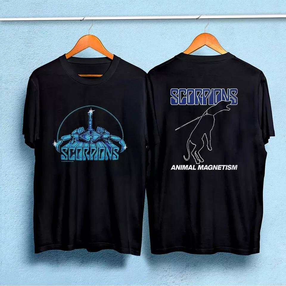 New Vintage Scorpions 1980 Animal Magnetism T Shirt