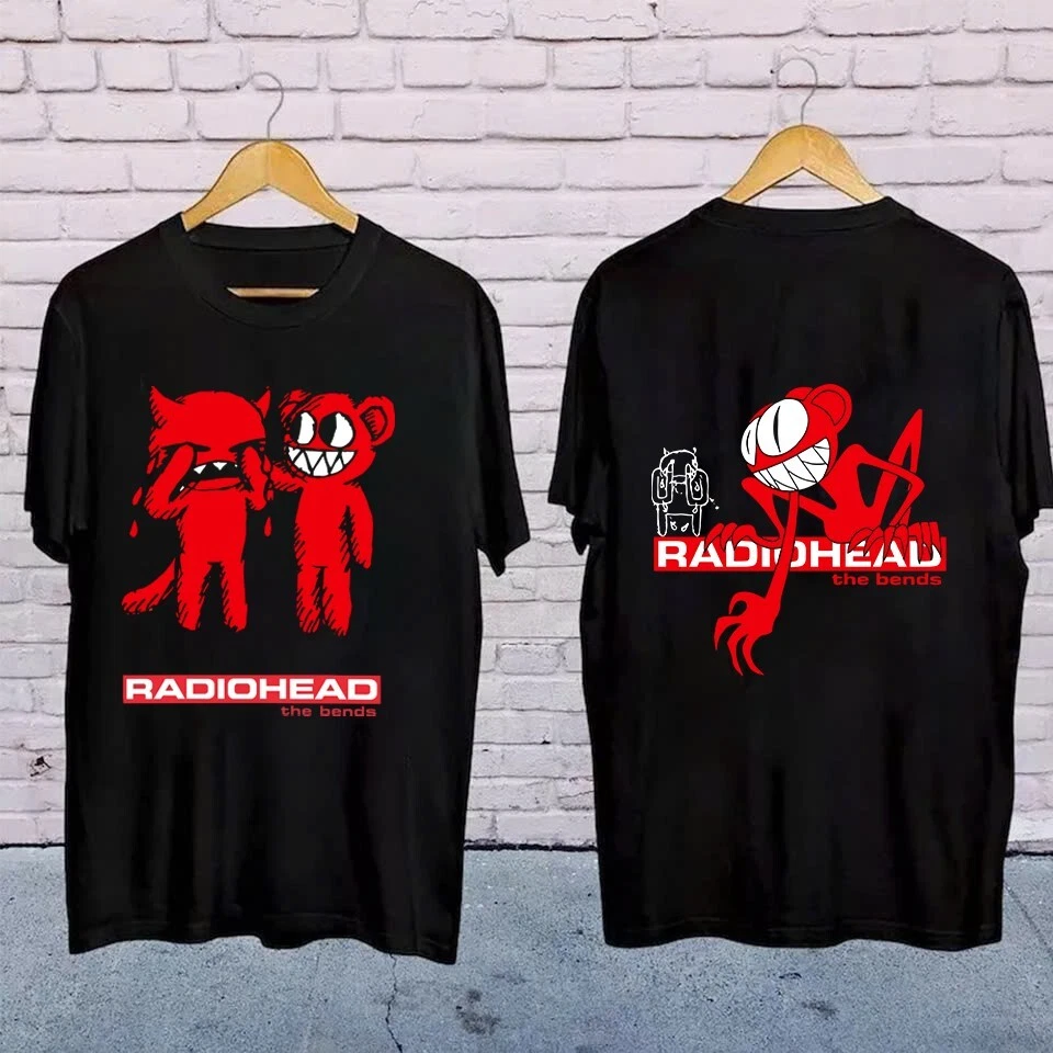 New Radiohead Band Short Sleeve 2 Sided Unisex S-3Xl T Shirt, Gift For Fan Rock Band
