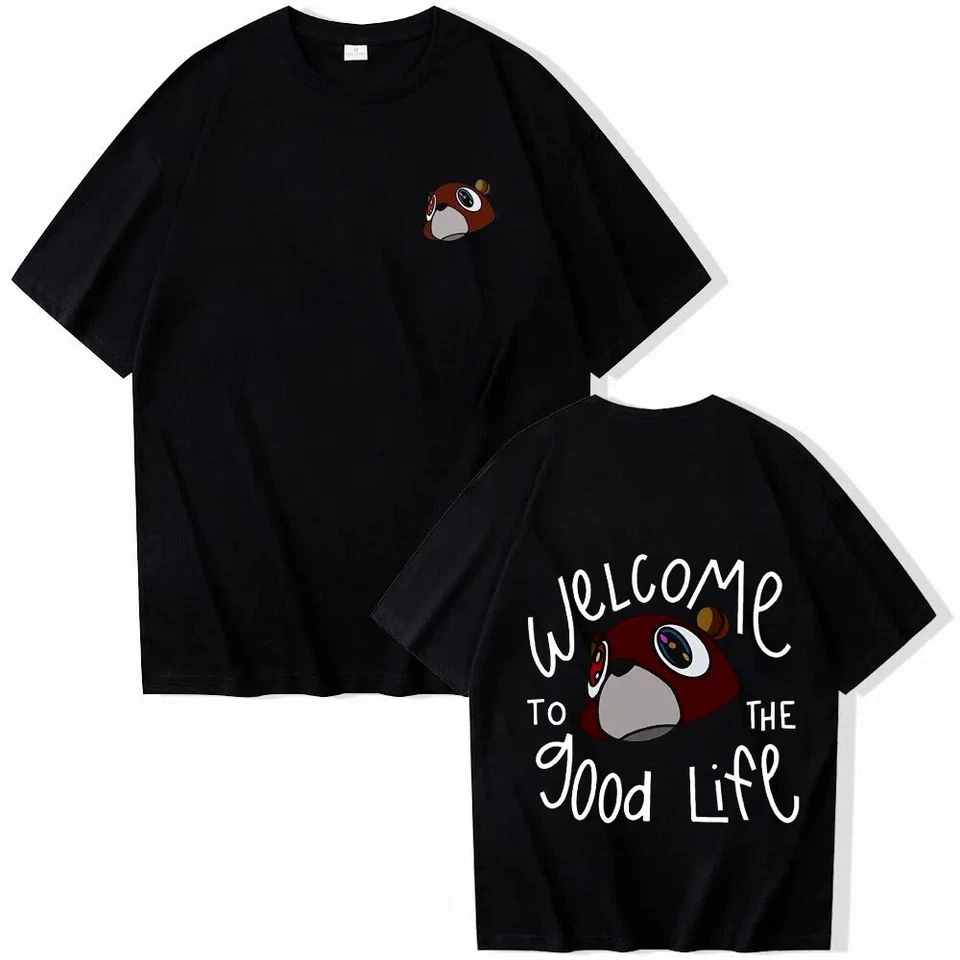 New Kanye West Graduation Bea The Good Life T Shirt Unisex S-3Xl, Gift For Fan.
