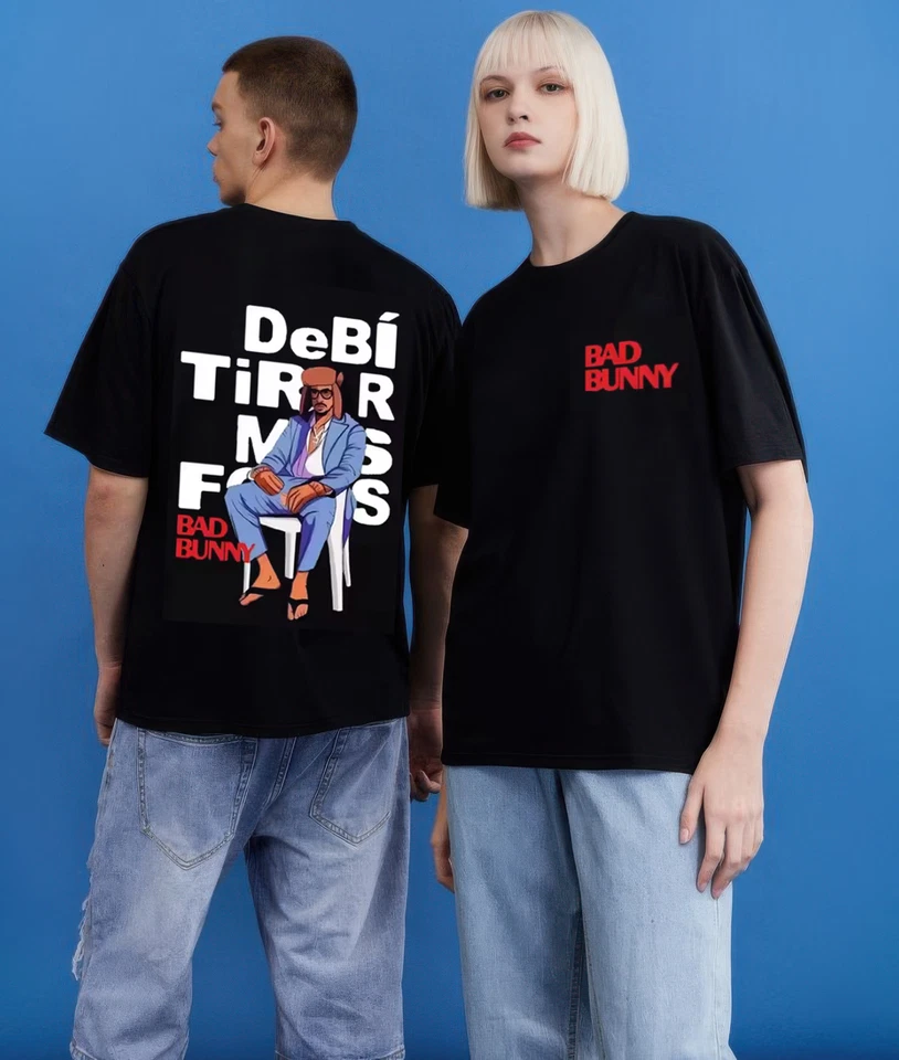 Bad Bunny T Shirt, Debi Tirar Mas Fotos T Shirts, Bad Bunny Shirt For Fan Unisex