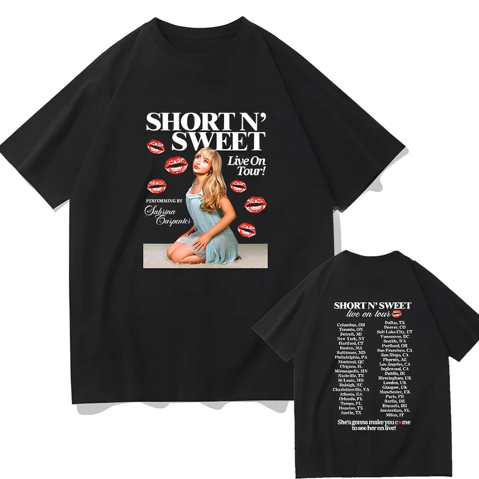 New Sabrina Carpenter Short N’ Sweet Album 2025 T-Shirt, Graphic Shirt, Gift For Fan
