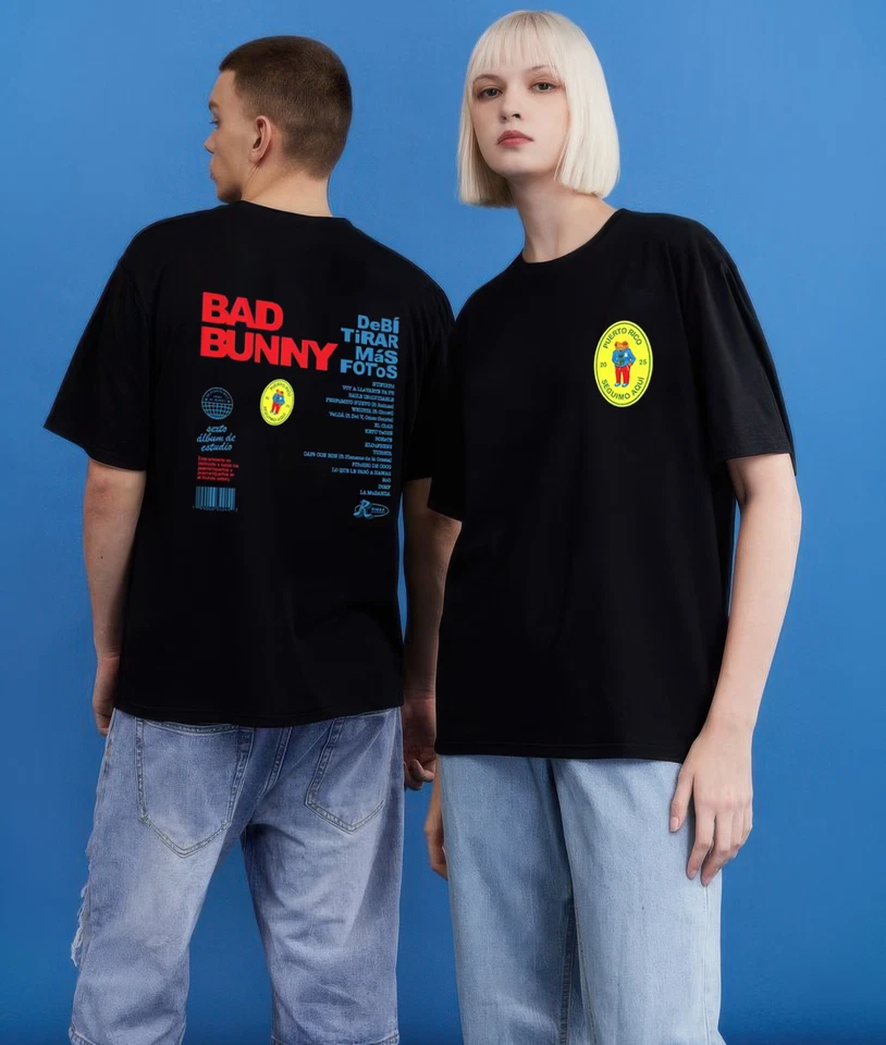 New Bad Bunny T Shirt, Debi Tirar Mas Fotos T Shirts, Bad Bunny Shirt For Fan Unisex