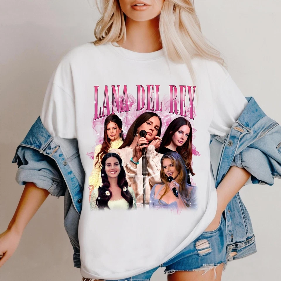 New Lana Del Rey Unisex T Shirt, Vintage Style Shirt For Music Lovers, Retro Graphic