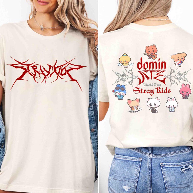 New Stray Kids Dominate Skzoo World Tour 2025 Shirt