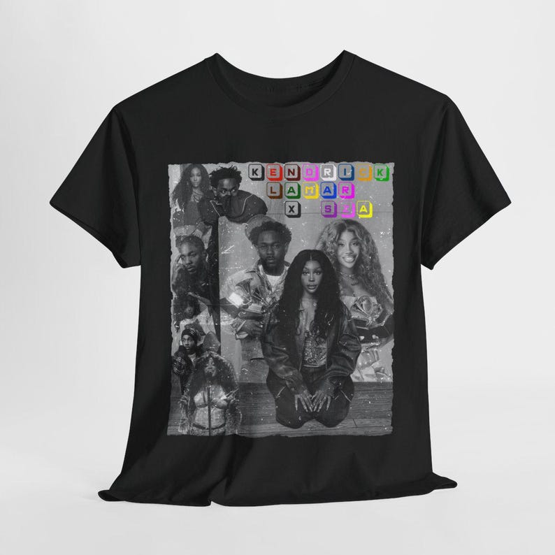 New Vintage Kendrick Lamar & Sza T-Shirt Luther Tour 2025 Unisex Tee Gift For Fan Music Shirt