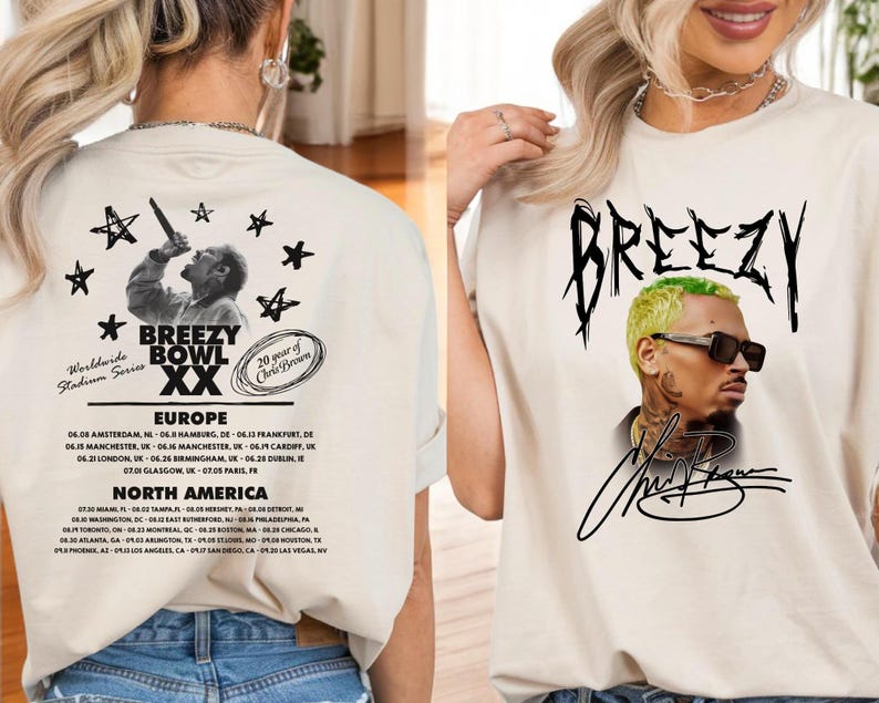 New Chris Breezy Bowl Xx Tour 2025 Shir