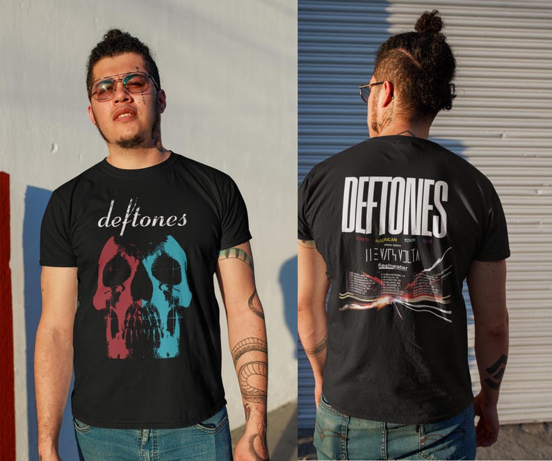 Tshirt Deftones, Deftones North American Tour 2025 Shirt 