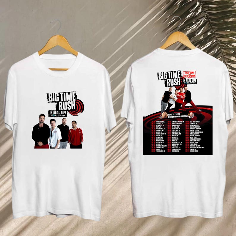 Big Time Rush In Real Life Worldwide Tour 2025 Shirt, Big Time Rush 2025 Concert
