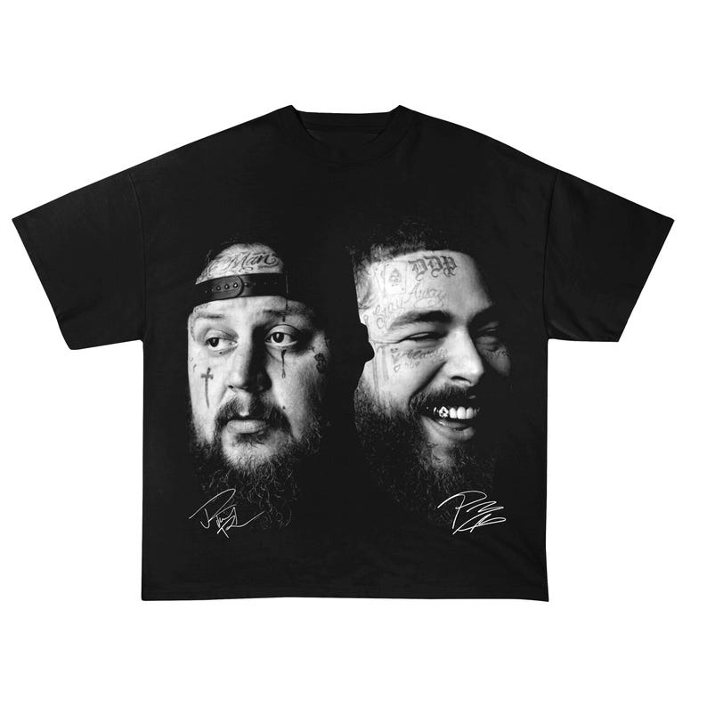 New Post Malone Vs Jelly Roll Tour 2025 Shirt, Post Malone Big Ass Stadium Tour Shirt
