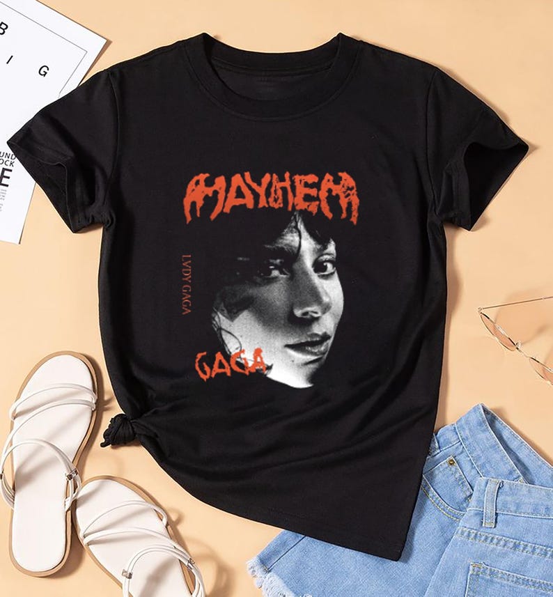 New Vintage Lady Gaga Shirt, Lady Gaga Fan Shirt, Lady Gaga The Mayhem Shirt, Lady Gaga Merch, Lady Gaga Mayhem Tee, Lady Gaga Tour 2025 Shirt