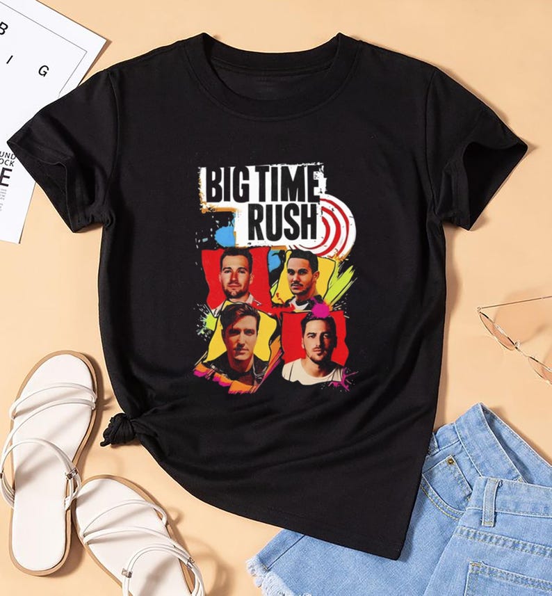 New Big Time Rush 90S Vintage Shirt, Big Time Rush Bootleg Shirt, 2025 Big Time Rush Tour Shirt, Big Time Rush Fan Gift, Big Time Rush Merch