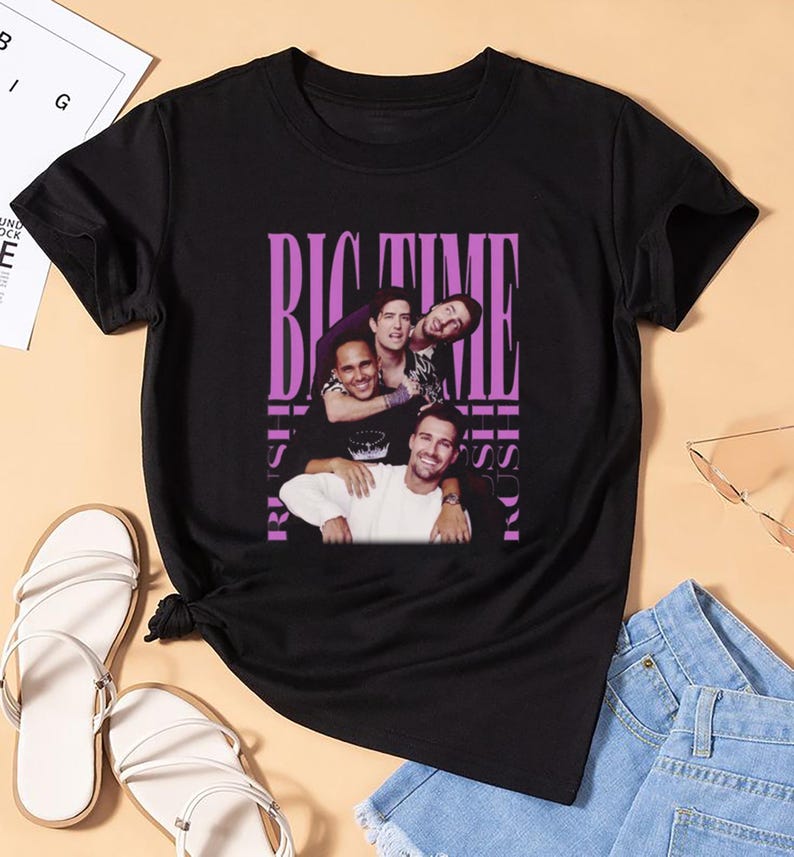 New Graphic Big Time Rush Shirt, 2025 Big Time Rush Tour Shirt, Big Time Rush Fan Gift, Big Time Rush Merch, Big Time Rush 90S Vintage Shirt