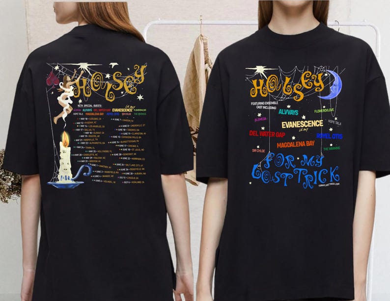 New 2025 Halsey For My Last Trick The Tour Shirt, Halsey 2025 Concert, Halsey Fan Gift, Halsey Graphic Shirt, Halsey Merch, Halsey Graphic Shirt