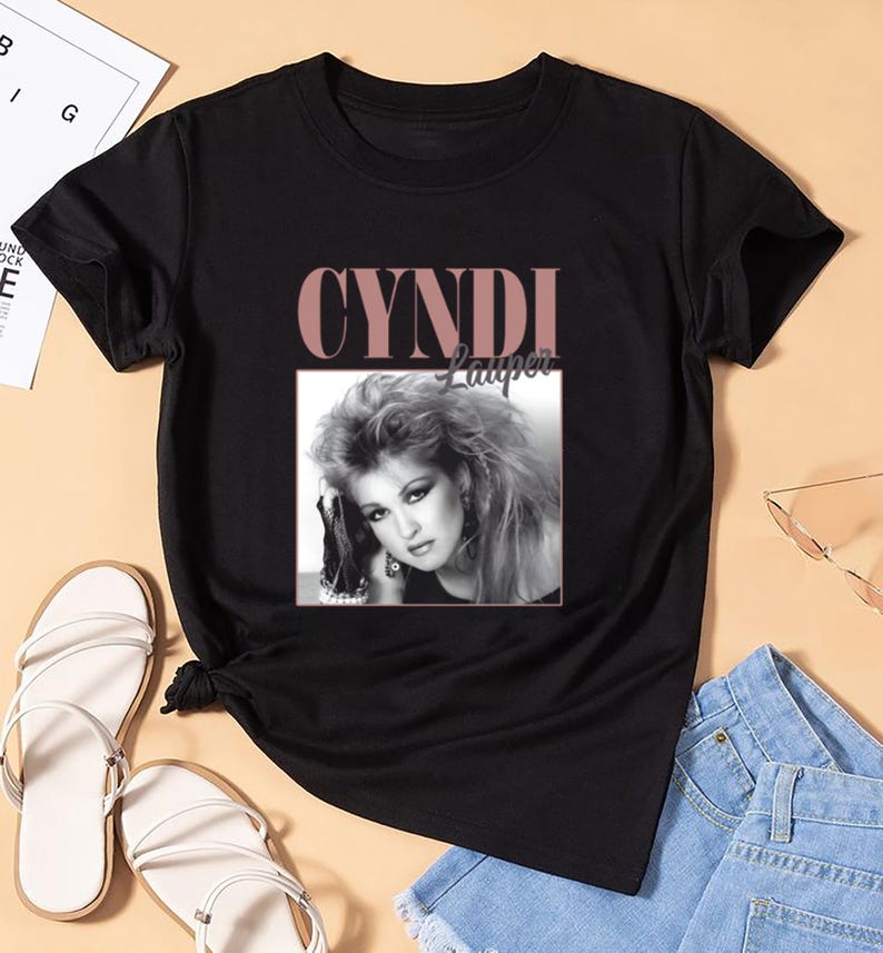 New Cyndi Lauper 90S Vintage Shirt, Cyndi Lauper Bootleg Shirt, Cyndi Lauper Girl Tour 2024 T-Shirt, Cyndi Lauper Fan Gift, Cyndi Lauper Shirt