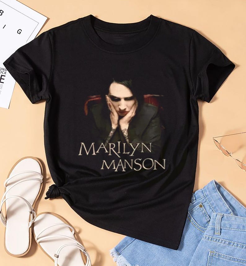 New Marilyn Manson Gift, Marilyn Manson Tee, Marilyn Manson T-Shirt, Marilyn Manson North American Spring Tour Shirt, Marilyn Manson Tour Merch
