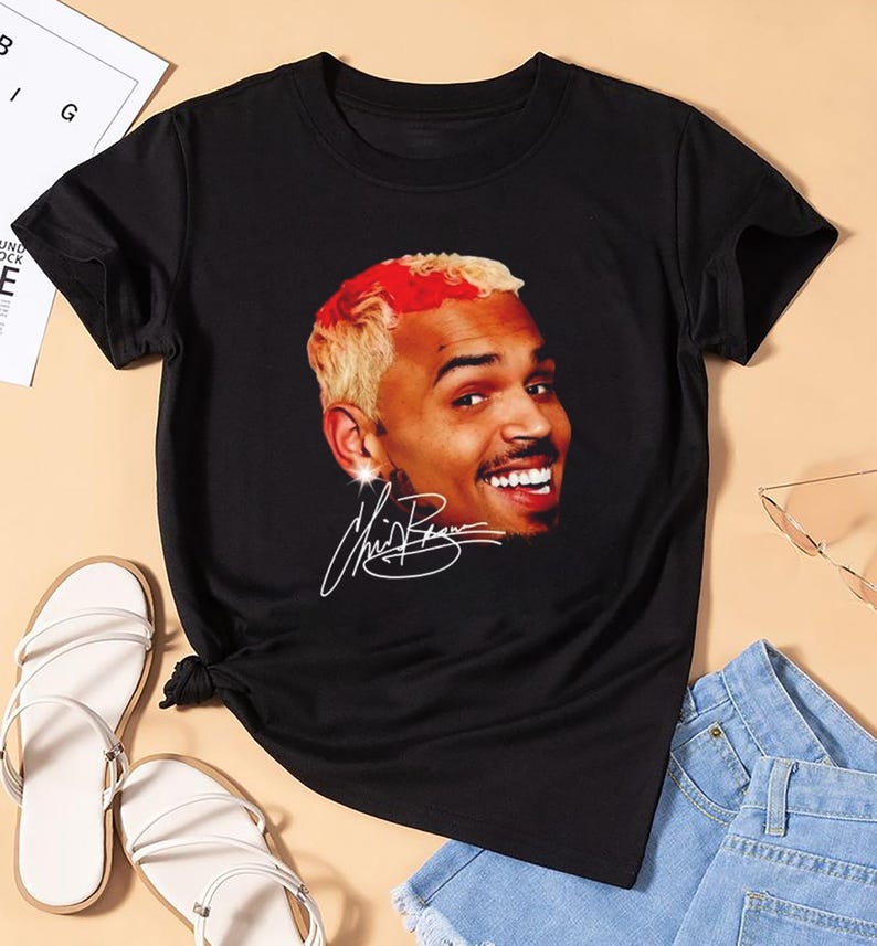 New 90S Vintage Chris Brown T-Shirt, Tour 2025 Chris Brown Shirt, Chris Brown Breezy Shirt, Chris Brown Fan Gift, Chris Brown Merch, Cb Shirt