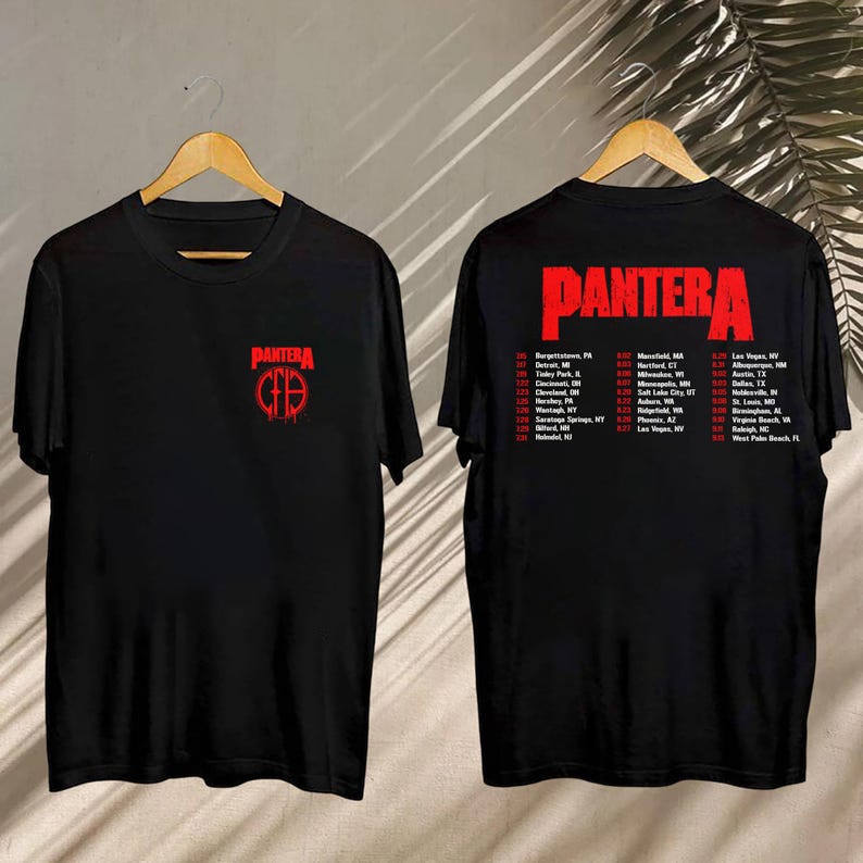 New The Heaviest Tour Of The Summer Tour 2025 Shirt, Pantera The Heaviest Tour, Pantera Shirt, Pantera Fan Gift, Pantera Merch, Pantera Tee
