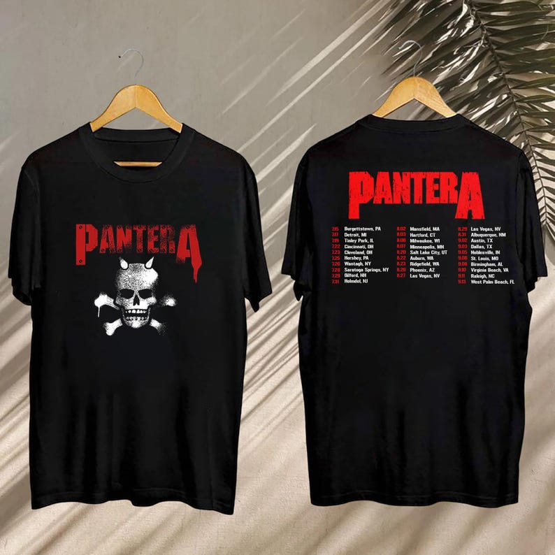 New 2025 The Heaviest Tour Of The Summer Tour Shirt, Pantera The Heaviest Tour, Pantera Shirt, Pantera Fan Gift, Pantera Merch, Pantera Tee