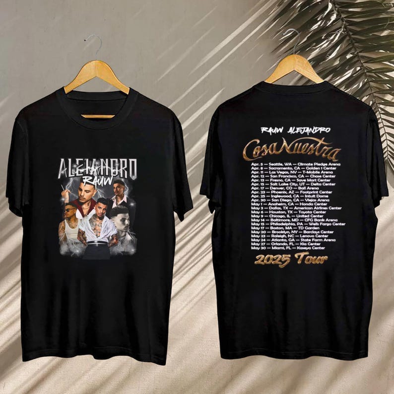 New Rauw Alejandro Fan Gift, Rauw Alejandro 2025 Concert, Rauw Alejandro Cosa Nuestra Tour Tee, 2025 Rauw Alejandro Cosa Nuestra Tour Shirt