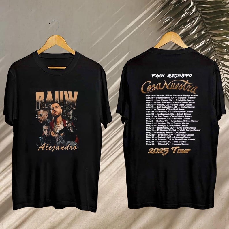 New Rauw Alejandro Cosa Nuestra Tour Tee, 2025 Rauw Alejandro Cosa Nuestra Tour Shirt, Rauw Alejandro 2025 Concert, Rauw Alejandro Fan Gift