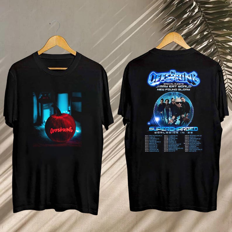 New Supercharged Worldwide In ’25 Shirt, The Offspring Shirt, The Offspring, The Offspring Concert, The Offspring Fan Shirt, The Offspring Merch
