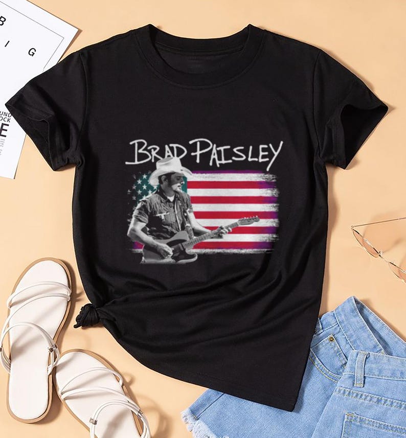New Unisex Brad Paisley Fan Shirt, Brad Paisley Tee, Brad Paisley T-Shirt, Brad Paisley Shirt, Brad Paisley Concert, Brad Paisley Tour Merch