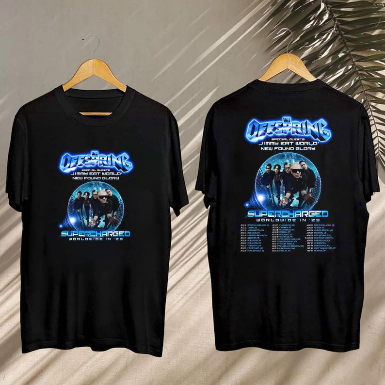 New The Offspring Supercharged Worldwide In ’25 Shirt, The Offspring Concert, The Offspring Fan Shirt, The Offspring Merch, The Offspring Shirt
