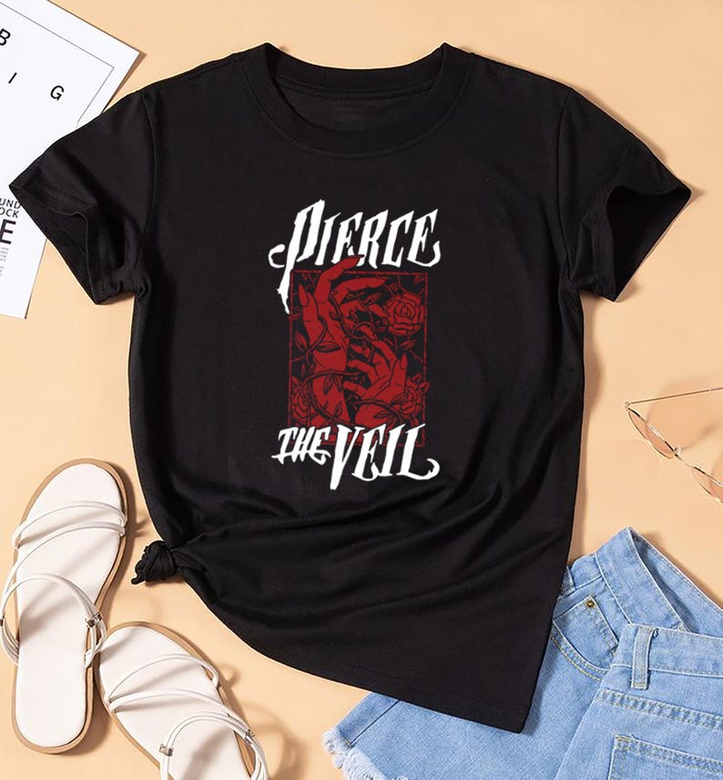 New 90S Vintage Pierce The Veil Shirt, Pierce The Veil Rock Band, 2025 Pierce The Veil Tour, Pierce The Veil Fan Shirt, Pierce The Veil Merch