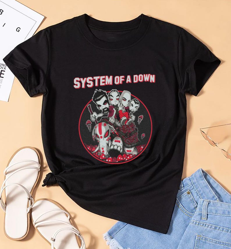 New Mushroom System Of A Down T-Shirt, System Of A Down Shirt, System Of A Down Tour 2025 Shirt, System Of A Down Fan Gift, System Of A Down Tee
