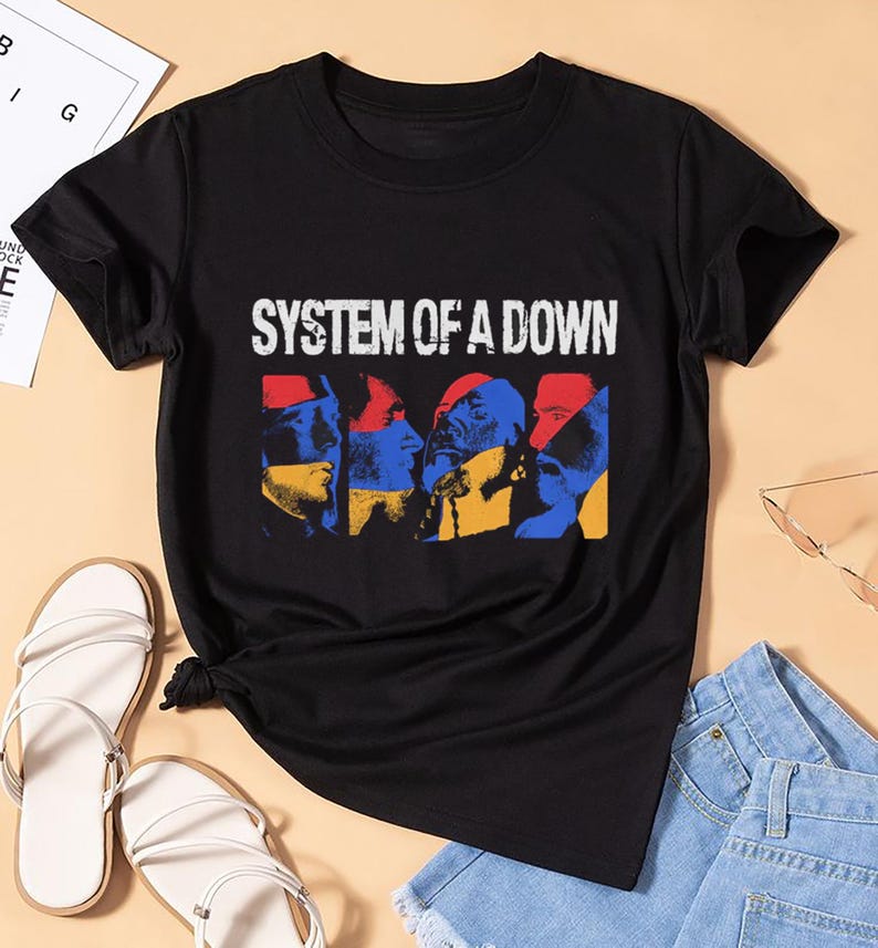 New Graphic System Of A Down Tshirt, System Of A Down Shirt, System Of A Down Tour 2025 Shirt, System Of A Down Fan Gift, System Of A Down Tee