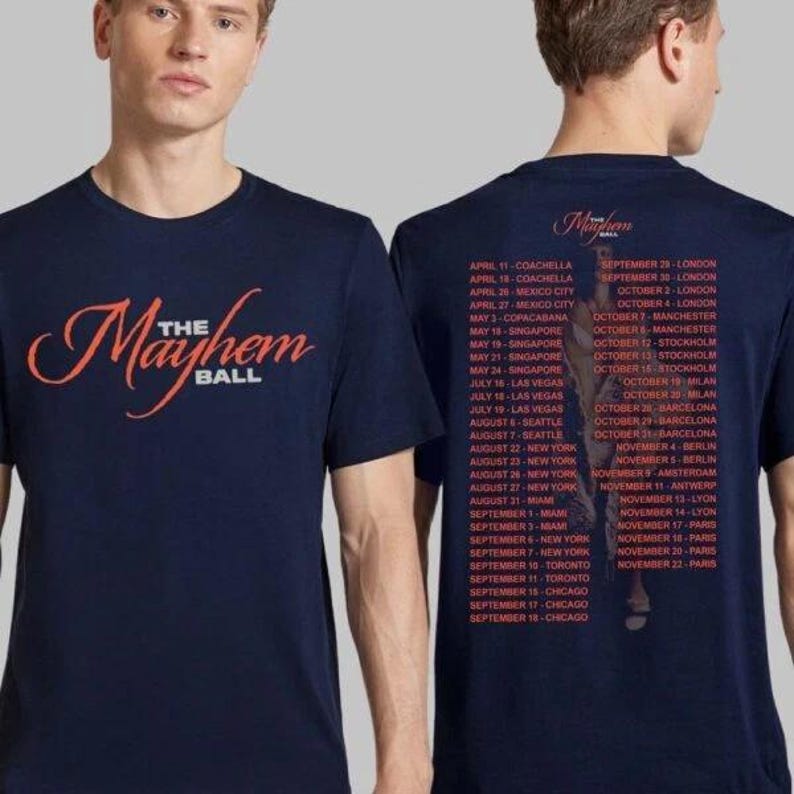 Lady Gaga The Mayhem Ball Tour Shirt, Lady Gaga Tee, The Mayhem Ball Tour T-Shirt, Lady Gaga The Mayhem Ball Tour 2025, Lady Gaga Tour Merch