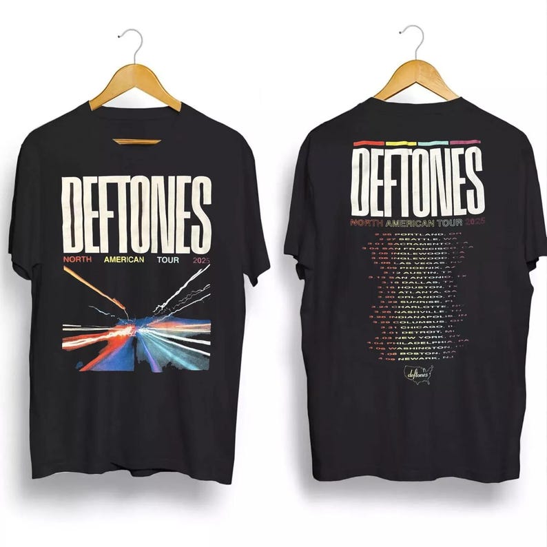 Tshirt Deftones, Sweatshirt Deftones, Hoodie Deftones North American Tour 2025