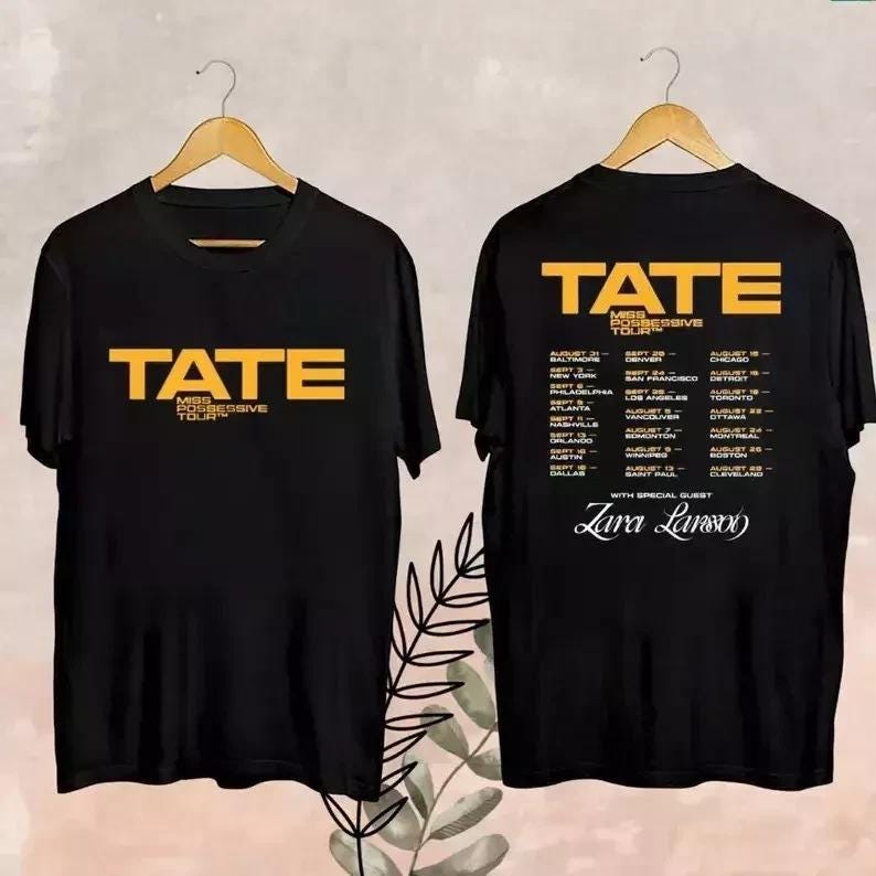 Tate Mcrae 2025 Concert, Tate Mcrae Miss Possessive Tour 2025 Shirt, Tate Mcrae Fan Gift Shirt, Tate Mcrae Merch