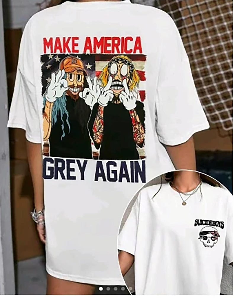 Grey Day Tour 2025 Make America Again Shirt 2 Side Printed