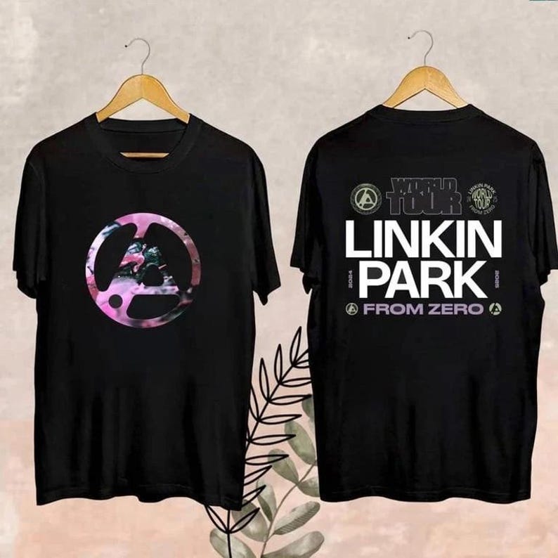 From Zero World Tour 2025 Merch, Linkin Park Merch, Linkin Park Shirt, 2025 Link