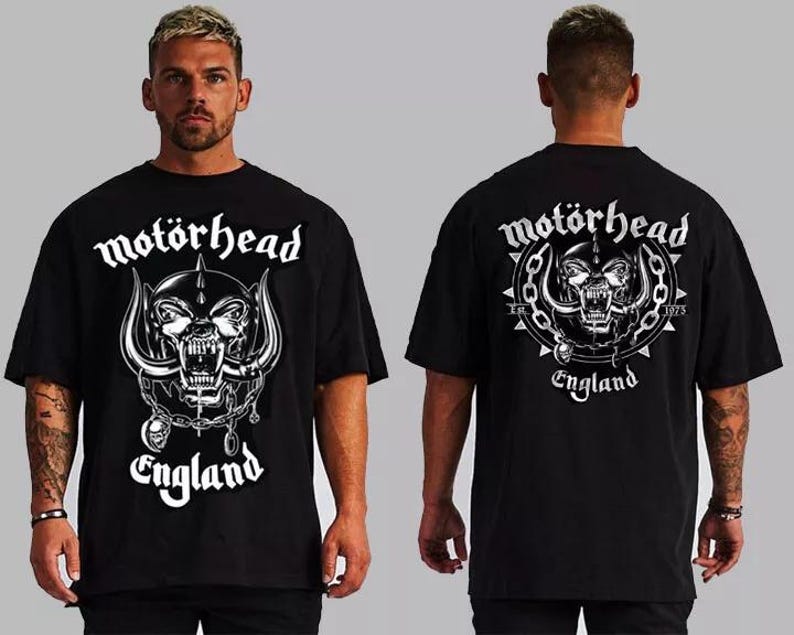 Motorhead Mens T-Shirt- Officially Licensed Motorhead England Merch - 80S Boyfriend Tee