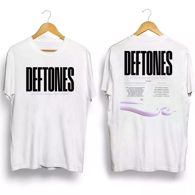 Tshirt Deftones, Sweatshirt Deftones, Hoodie Deftones North American Tour 2025