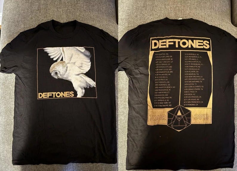 Tshirt Deftones, Sweatshirt Deftones, Hoodie Deftones North American Tour 2011