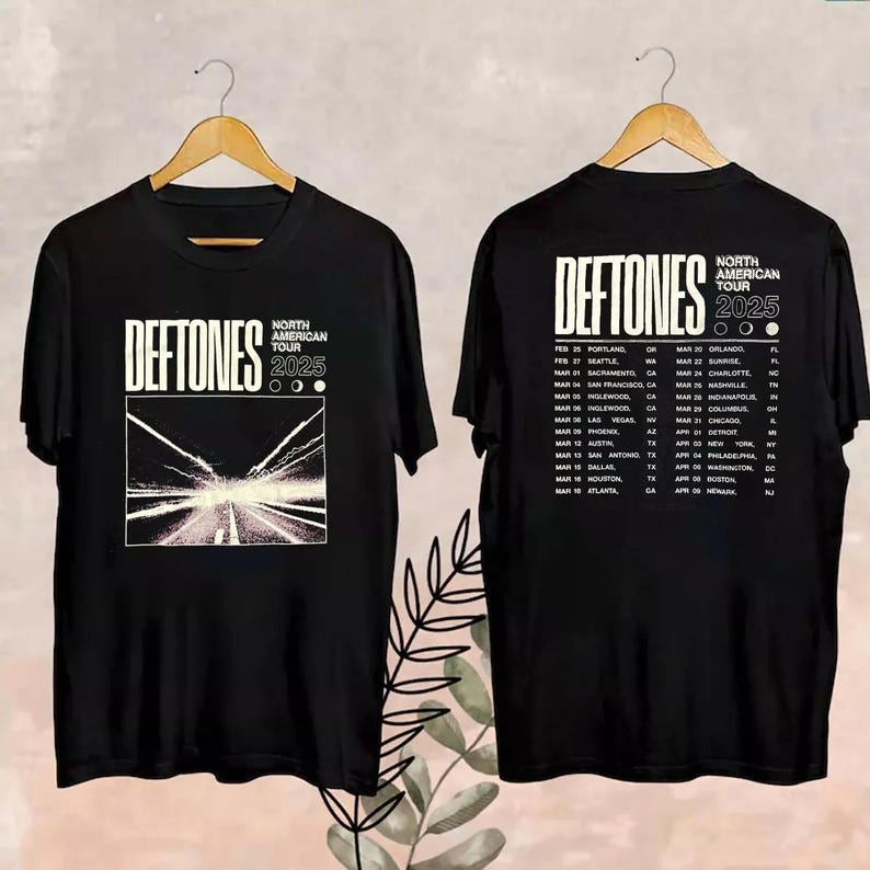 Tshirt Deftones, Sweatshirt Deftones, Hoodie Deftones North American Tour 2025
