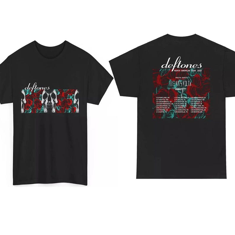 Tshirt Deftones, Sweatshirt Deftones, Hoodie Deftones North American Tour 2025