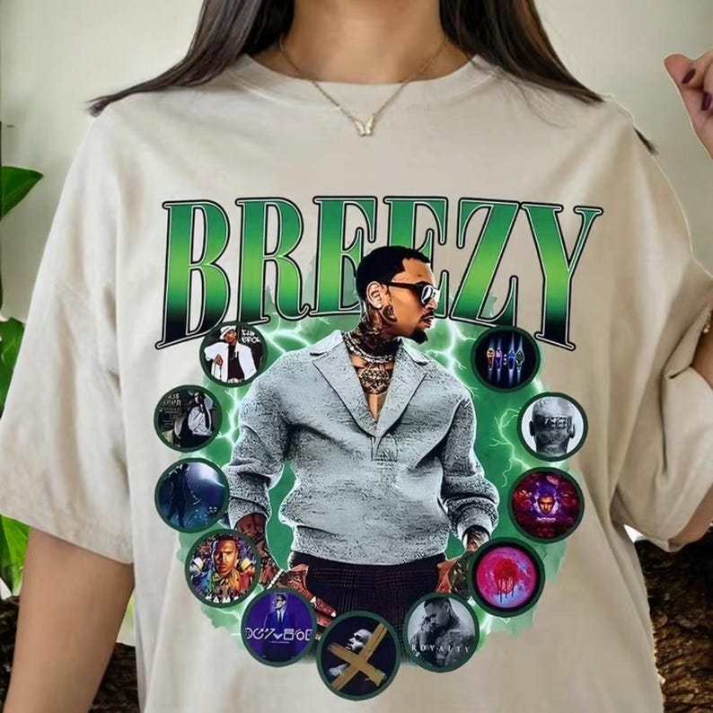 Cb T-Shirt, Chris Breezy Bowl Xx Tour 2025 Shirt, Brown 2025 Concert, Chris Tour Merch, Breezy Bowl Xx Tour T-Shirt